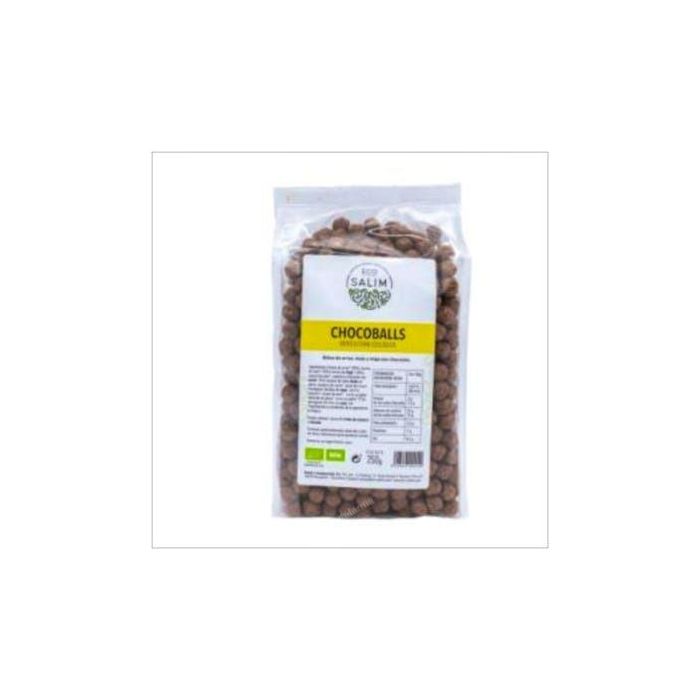 ECO SALIM Choco Balls Bolitas de Chocolate con Arroz, Maíz y Trigo 250gr Bio
