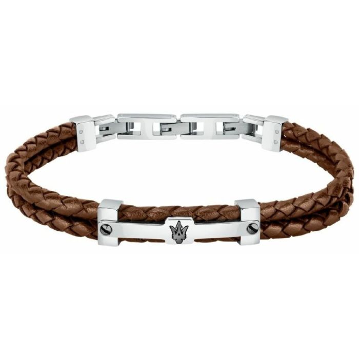 Pulsera Hombre Maserati JM422AVE12 Cuero 22 cm 1 Pulsera Hombre Maserati JM422AVE12 Cuero 22 cm 1