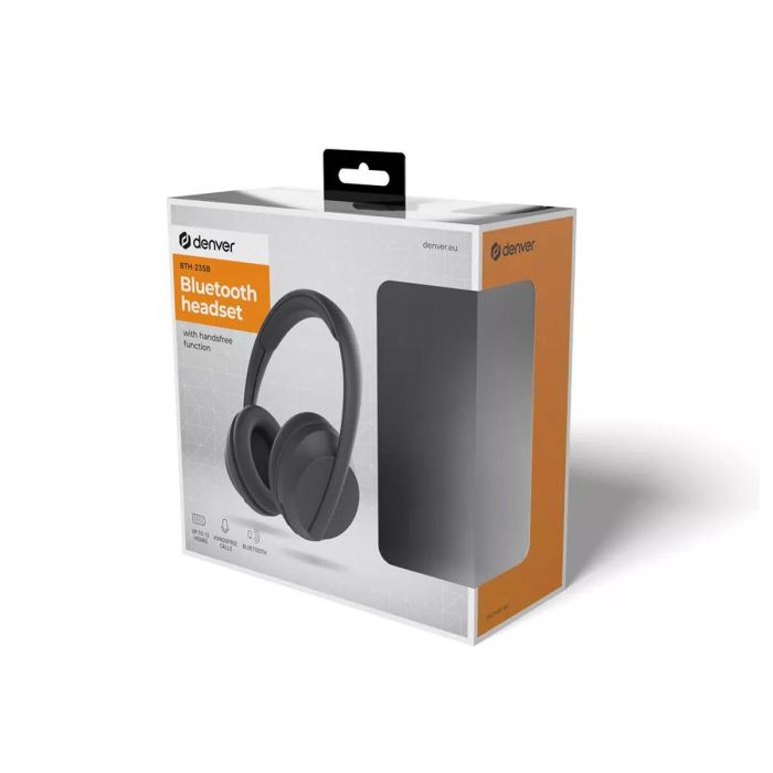 Auriculares Denver Electronics BTH235 Negro 1