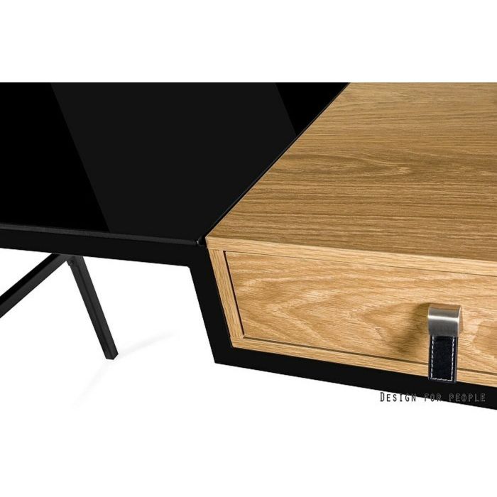 Escritorio Unique LESTE JSBG-142-1 Negro Acero 120 x 76 x 60 cm 2 Escritorio Unique LESTE JSBG-142-1 Negro Acero 120 x 76 x 60 cm 2