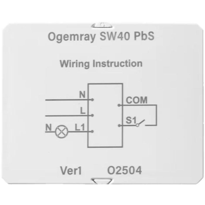 Shelly Plug & Play "PbS Ogemray Smart Relay 25A" Großgeräte Relais max 25A Messfunktion WLAN Lan BT 1
