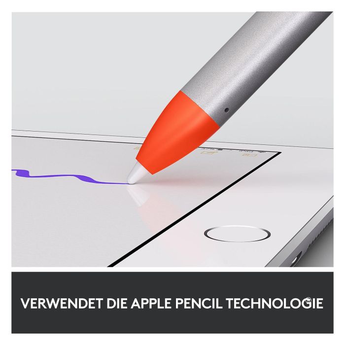 Logitech Lápiz Electrónico Crayon para iPad, Naranja 12