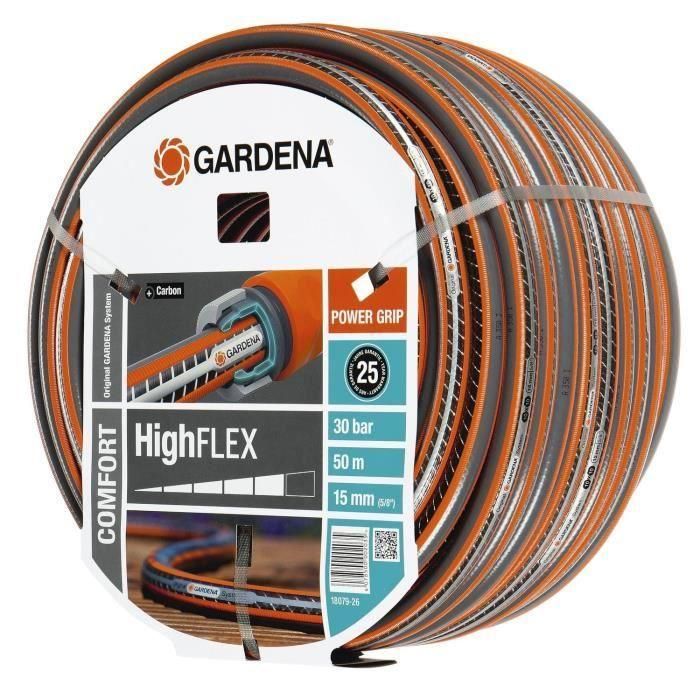 Gardena Manguera de Jardín HighFlex 50m Ø15 mm 3 Gardena Manguera de Jardín HighFlex 50m Ø15 mm 3