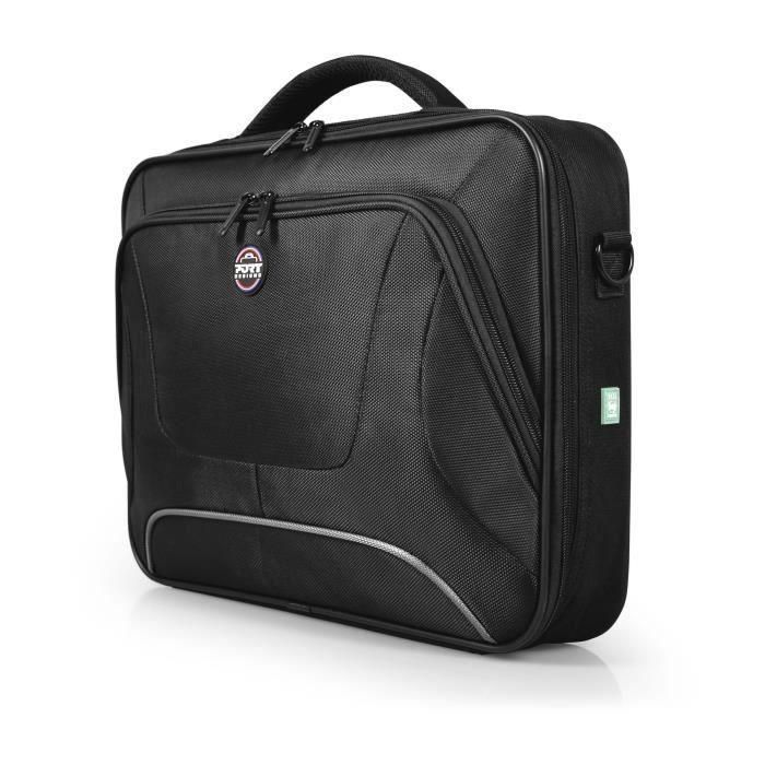 Port Designs 160512, Bolsa para portátil Courchevel Clamshell, 15,6 pulgadas, Negro 4 Port Designs 160512, Bolsa para portátil Courchevel Clamshell, 15,6 pulgadas, Negro 4
