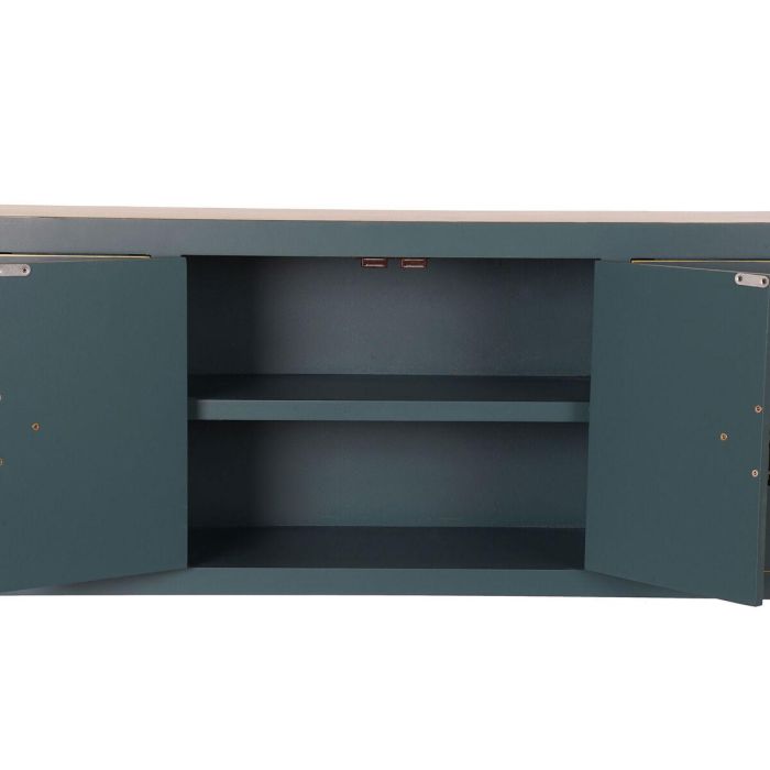 Mueble de TV DKD Home Decor Abeto Azul oscuro Madera MDF 130 x 24 x 51 cm 3