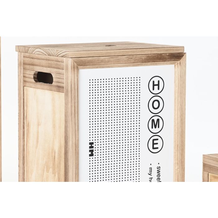 Cesta Ropa DKD Home Decor Natural Blanco 30 x 55 x 40 cm Set de 5 1 Cesta Ropa DKD Home Decor Natural Blanco 30 x 55 x 40 cm Set de 5 1