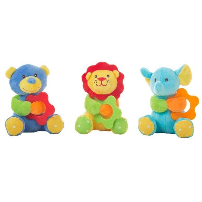 Creaciones Llopis Peluche animal con mordedor 16 cm