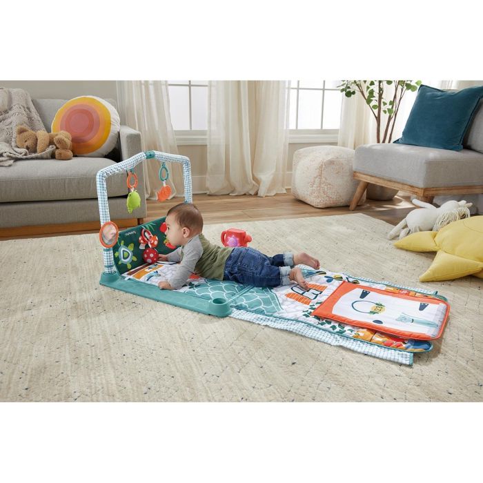 Fisher-Price Hjk45 Gimnasio de Actividades Juega y Gatea 3 en 1 para Bebés - Alfombra, Túnel Casita de Campo, Luces y Música 3 Fisher-Price Hjk45 Gimnasio de Actividades Juega y Gatea 3 en 1 para Bebés - Alfombra, Túnel Casita de Campo, Luces y Música 3