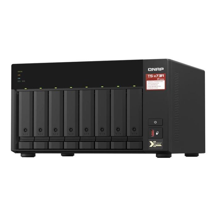 QNAP TS-873A-8G NAS Torre 8 Bahías 3.5"/2.5" 8GB DDR4 AMD Ryzen V1500B 2.5GbE con 2 Ranuras M.2 NVMe QTS/QuTS hero 1 QNAP TS-873A-8G NAS Torre 8 Bahías 3.5"/2.5" 8GB DDR4 AMD Ryzen V1500B 2.5GbE con 2 Ranuras M.2 NVMe QTS/QuTS hero 1