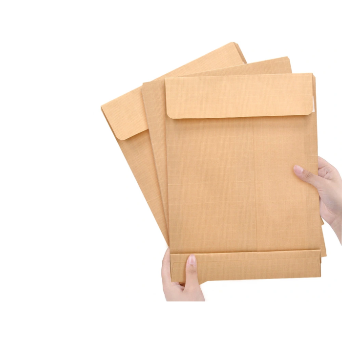 Liderpapel Bolsa Fuelle Kraft Armado 280x365x50mm Solapa Tira Silicona 155gr Caja 50 Unidades 8