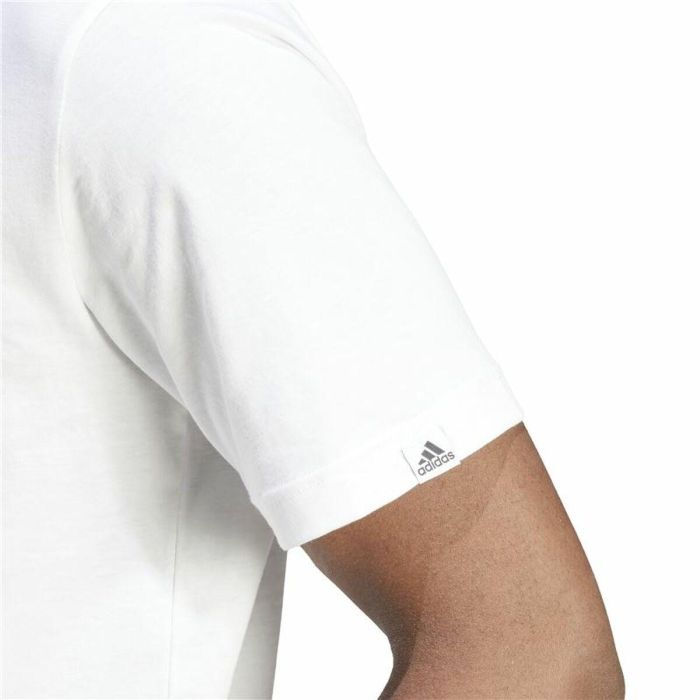 Camiseta de Manga Corta Hombre Adidas Spw Blanco 1