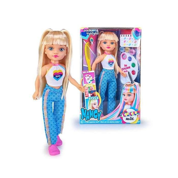 Muñeca nancy colour mix 43 cm. incluye un kit con 3 acuarelas 10 Muñeca nancy colour mix 43 cm. incluye un kit con 3 acuarelas 10