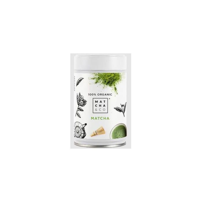 MATCHA & CO Té Matcha Ceremonial de Uji, Kioto, Japón 80g - Orgánico Grado Superior para Beber