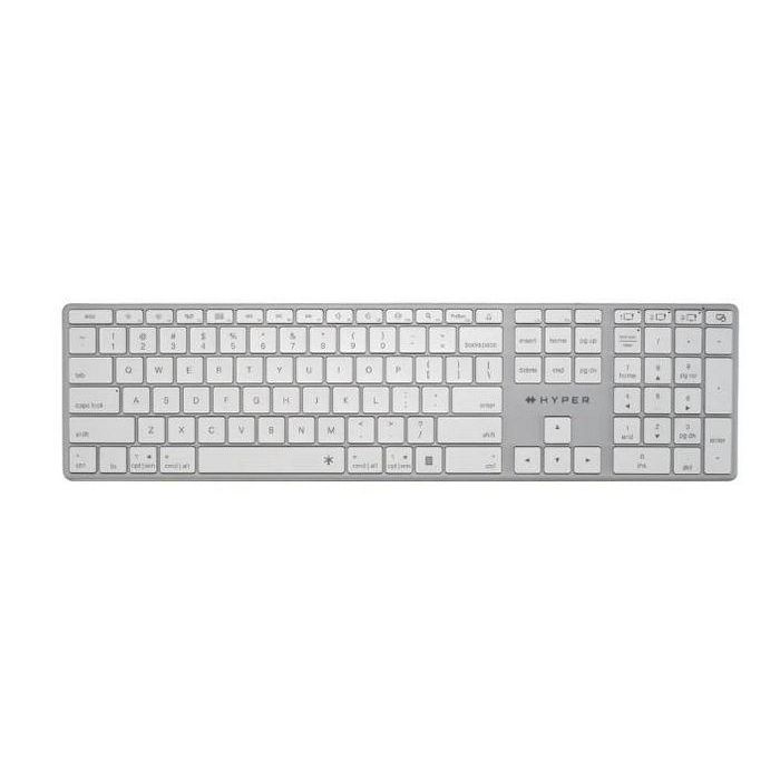 Hyper Bluetooth 5.0, Wireless Keyboard (Nordic), Space Grey, Chrome OS, Windows, iPadOS, macOS, 427 x 113.37 x 17.5 mm, 510g