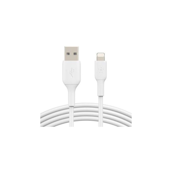 Belkin CAA001BT3MWH Cable Lightning a USB A 3 m Blanco 0 Belkin CAA001BT3MWH Cable Lightning a USB A 3 m Blanco 0