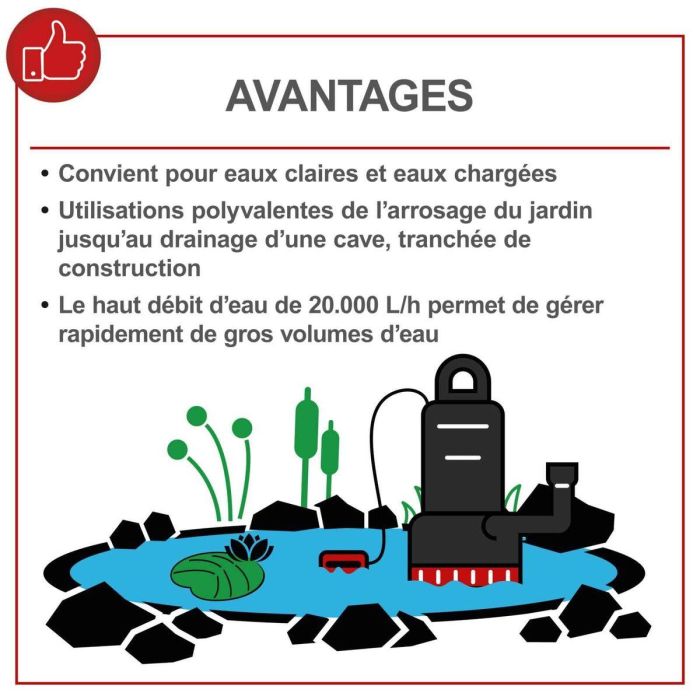 Bomba de agua Scheppach 400 W 6 Bomba de agua Scheppach 400 W 6