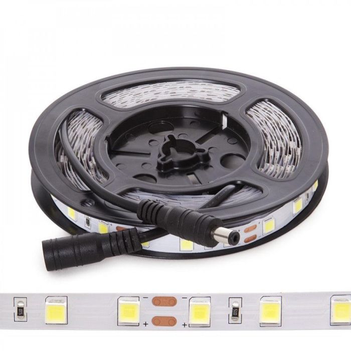 Tira de 60 LEDs/M 100W 6.900Lm CRI85 6000ºK SMD5054 12VDC IP20 x5M 40.000H [CA-60-5054-12-IP20-CW]-Blanco Frío 1