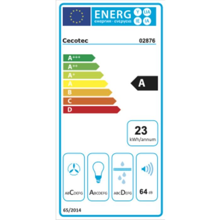 Campana Convencional Cecotec Bolero Flux TM 603500 Acero 51,5 x 60 cm 4 Campana Convencional Cecotec Bolero Flux TM 603500 Acero 51,5 x 60 cm 4