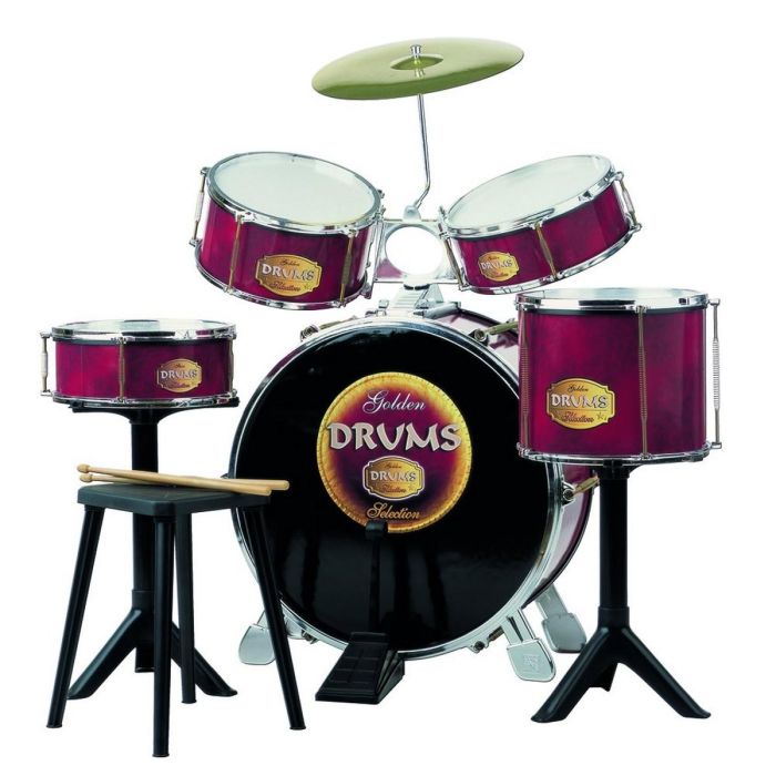Batería percursión golden drums 83x82x55 cm Batería percursión golden drums 83x82x55 cm