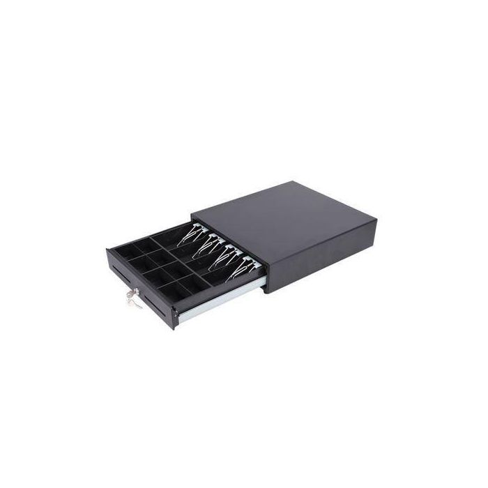 Capture High quality cash drawers - 410mm Black (with Manual Button) Capture High quality cash drawers - 410mm Black (with Manual Button)
