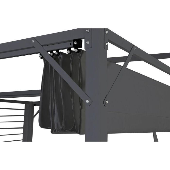 Pérgola DKD Home Decor Gris 300 x 300 x 230 cm Acero 2 Pérgola DKD Home Decor Gris 300 x 300 x 230 cm Acero 2