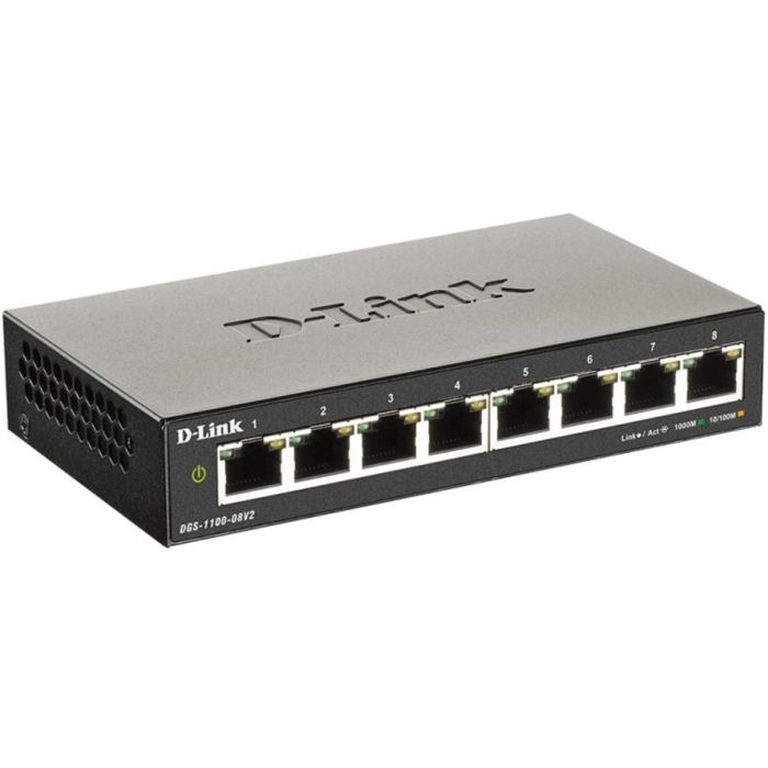 D-Link Switch Gestionable DGS-1100-08V2/E 8 Puertos RJ-45 10/100/1000 2 D-Link Switch Gestionable DGS-1100-08V2/E 8 Puertos RJ-45 10/100/1000 2