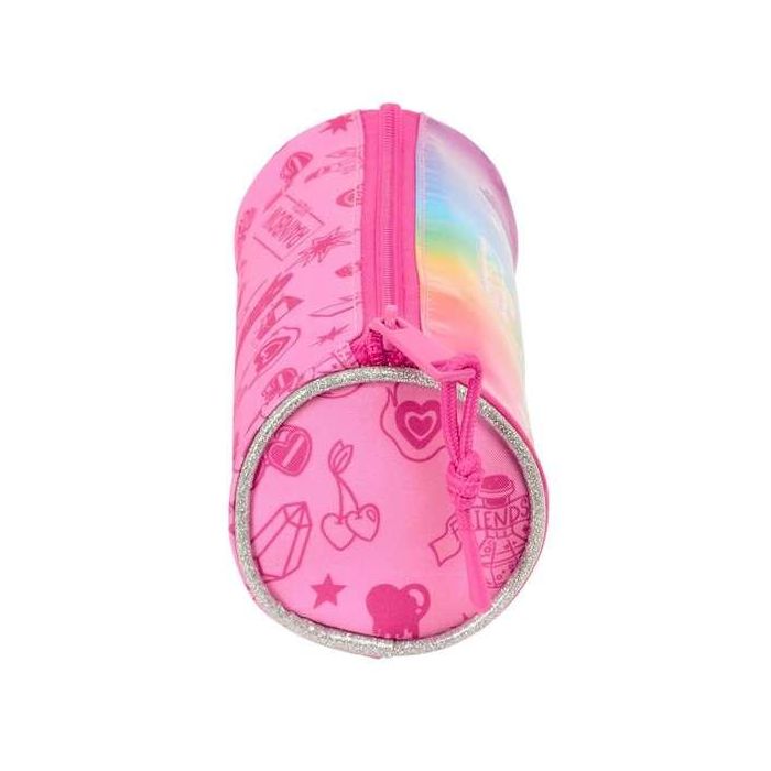 Safta Estuche Escolar Portatodo Redondo Rainbow High Shine con 1 Cremallera 70x70x200 mm 2 Safta Estuche Escolar Portatodo Redondo Rainbow High Shine con 1 Cremallera 70x70x200 mm 2
