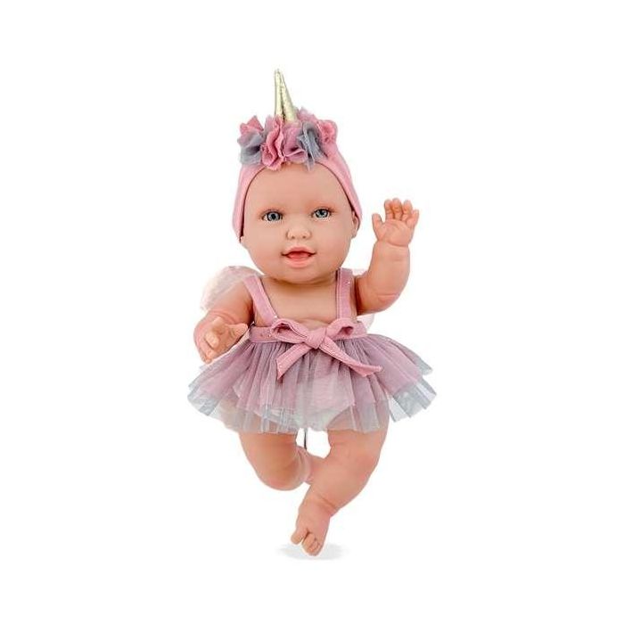 Andrea baby unicornio rosa maquillaje ref: 3138-24 38 cm