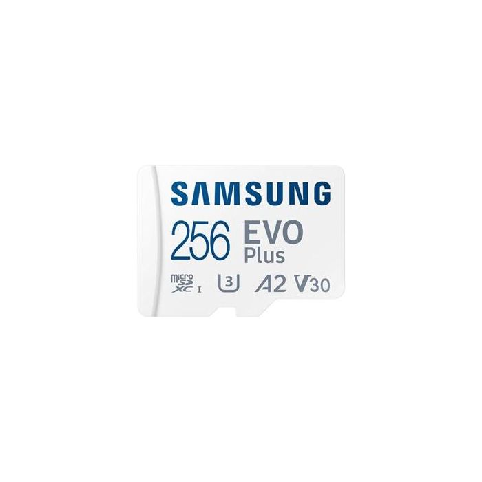 Samsung MB-MC256SA/EU Tarjeta de Memoria microSDXC EVO Plus 2023 256GB 160MB/s U3 A2 V30 con Adaptador Samsung MB-MC256SA/EU Tarjeta de Memoria microSDXC EVO Plus 2023 256GB 160MB/s U3 A2 V30 con Adaptador