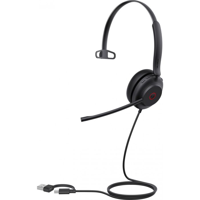 Yealink UH35 Mono Teams Auriculares con Diadema, Conexión USB-C y USB-A para Llamadas y Música, Color Negro 4 Yealink UH35 Mono Teams Auriculares con Diadema, Conexión USB-C y USB-A para Llamadas y Música, Color Negro 4