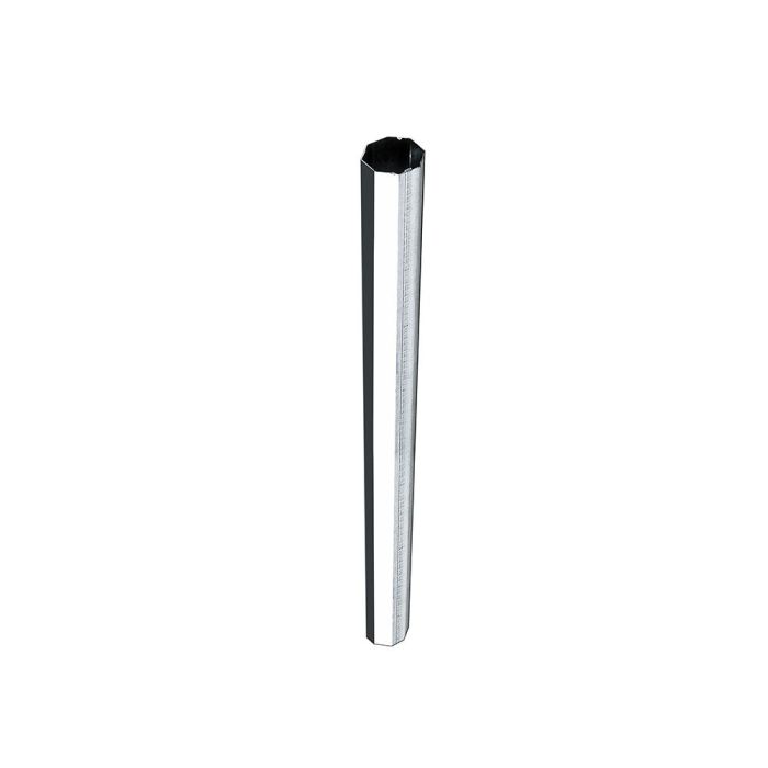 Schellenberg Eje octogonal sistema mini para enrollamiento persiana Ø40 mm x 1,5 m, acero cromado 1