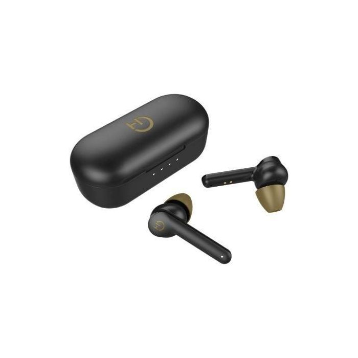 Hiditec INT010007 Auriculares In-ear True Wireless Vesta Bluetooth 5.0 IPX5 Baja Latencia 24h Autonomía Control Táctil Negros 90s LE 1 Hiditec INT010007 Auriculares In-ear True Wireless Vesta Bluetooth 5.0 IPX5 Baja Latencia 24h Autonomía Control Táctil Negros 90s LE 1