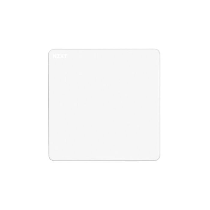 NZXT MM-LRGSP-WH Alfombrilla de Ratón para Juegos Zone Grande 400x400mm Blanca, Tela, Goma, Base Antideslizante