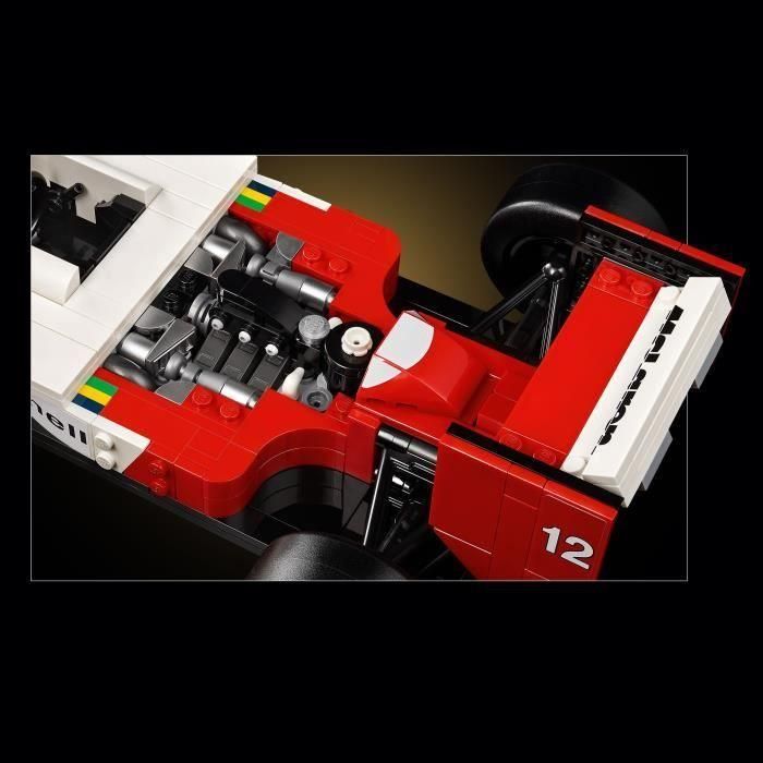 LEGO 10330 Icons McLaren MP4/4 y Ayrton Senna, Set de Maquetas de Coches para Adultos 3 LEGO 10330 Icons McLaren MP4/4 y Ayrton Senna, Set de Maquetas de Coches para Adultos 3