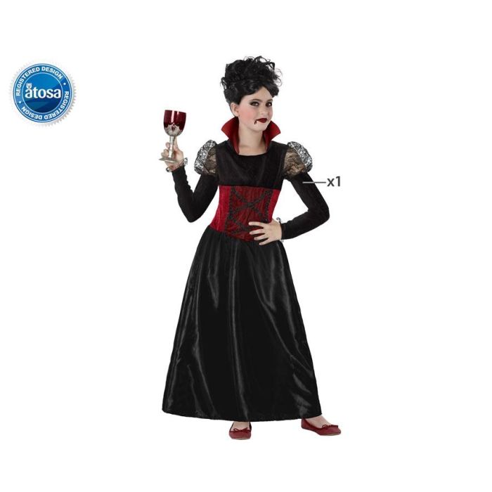 Disfraz Vampiresa Niña Infantil 10-12 Años Disfraz Vampiresa Niña Infantil 10-12 Años