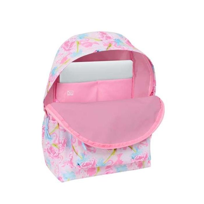 Mochila para Portátil Barbie Painterly Rosa Azul cielo 31 x 43 x 13 cm 2