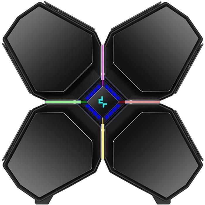 Caja de PC sin fuente de alimentación - DEEPCOOL Quadstellar Infinity (negro) - Formato E-ATX 1 Caja de PC sin fuente de alimentación - DEEPCOOL Quadstellar Infinity (negro) - Formato E-ATX 1