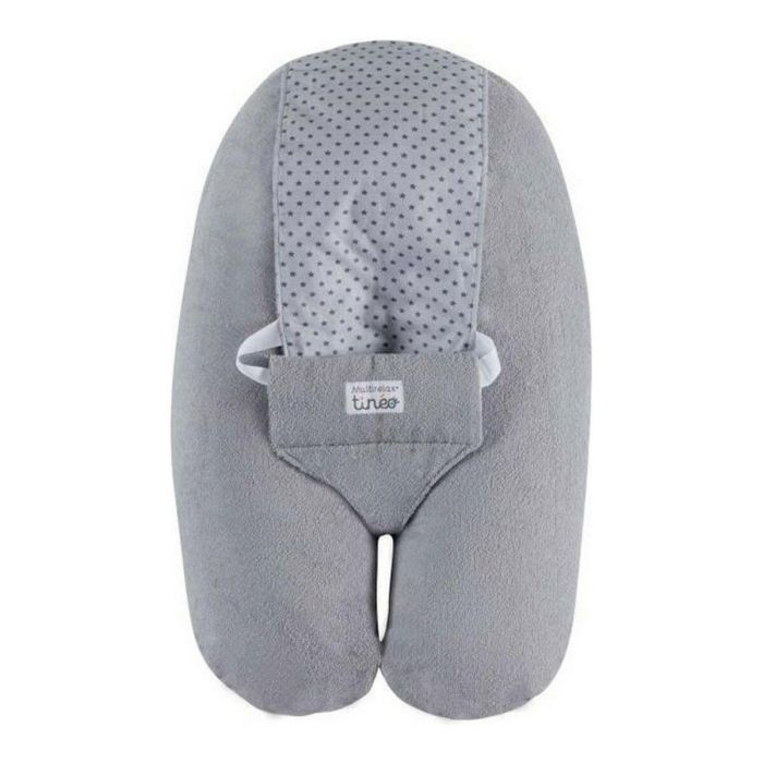 Tineo Multirelax Cojín de Maternidad Escalable y Transformable para Bebé, Esponja Gris y Lunares - Desde el Nacimiento Tineo Multirelax Cojín de Maternidad Escalable y Transformable para Bebé, Esponja Gris y Lunares - Desde el Nacimiento