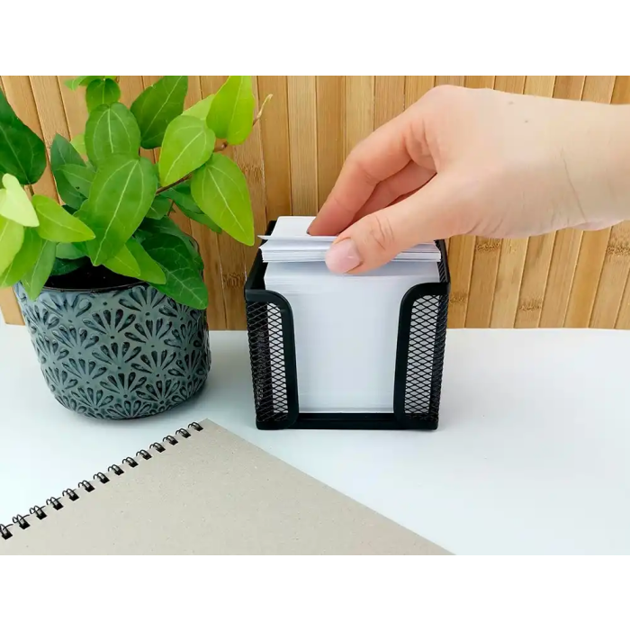 Liderpapel Taco Papel Encolado Blanco 1000 Hojas 100x100x100 mm 80 gr 5