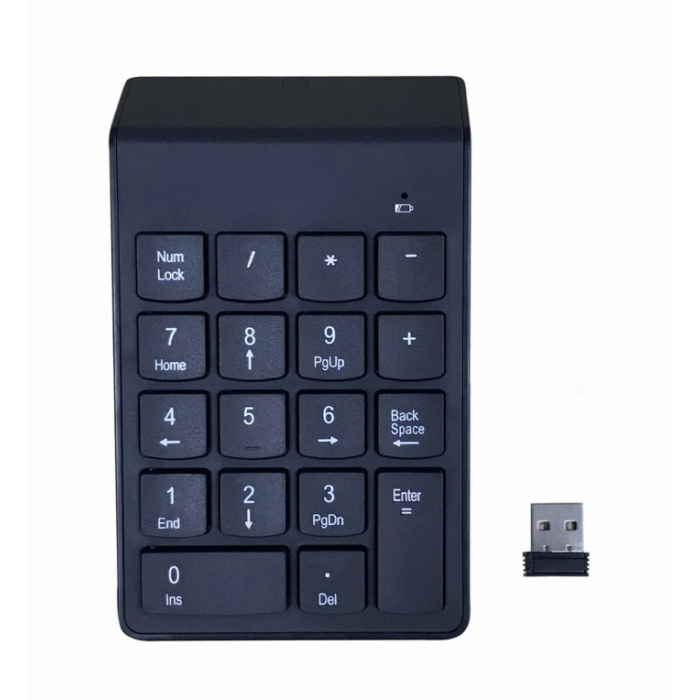 Gembird KPD-W-02 teclado numérico Portátil/PC Bluetooth Negro Gembird KPD-W-02 teclado numérico Portátil/PC Bluetooth Negro