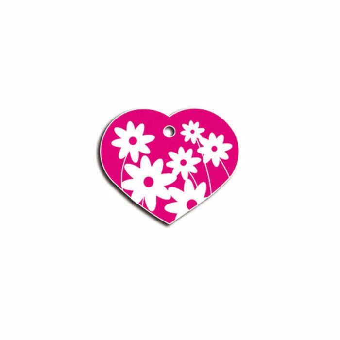 Placa identificativa Imarc Heart Rosa 1