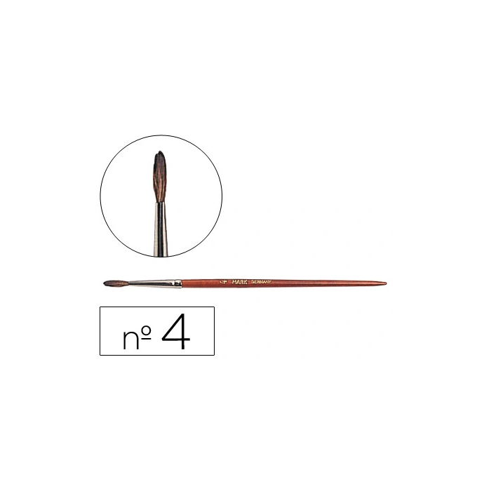 Liderpapel Pincel Acuarela Nº 4 Pelo Engomado Virola Cromada Madera 20x215x60 mm 0 Liderpapel Pincel Acuarela Nº 4 Pelo Engomado Virola Cromada Madera 20x215x60 mm 0