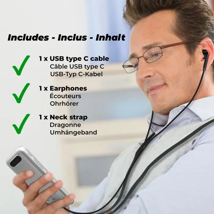 Lexibook Traductor de Voz Instantáneo Interpretor 2 IA - 137 Idiomas con Cámara 4