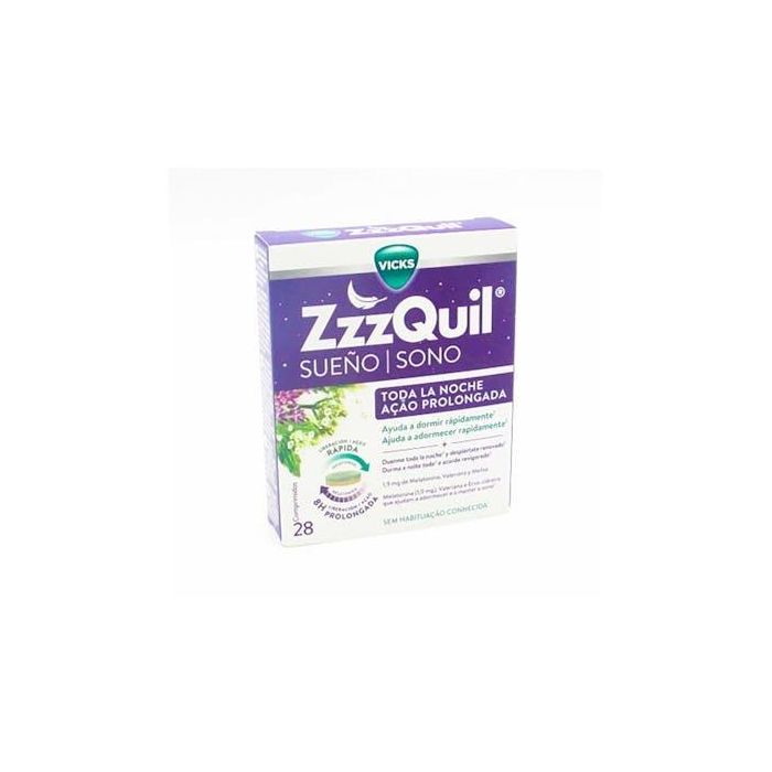 ZZZQUIL Sueño Toda La Noche 28 Comprimidos