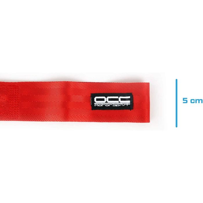 Cinta de Remolque OCC Motorsport 3000 kg 15mm Rojo 6 Cinta de Remolque OCC Motorsport 3000 kg 15mm Rojo 6