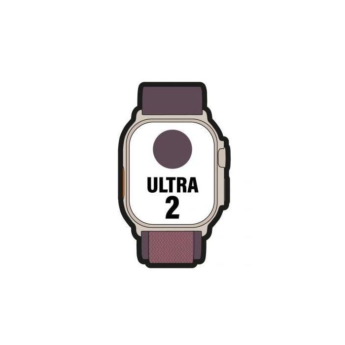 Apple Watch Ultra 2/ GPS/ Cellular/ 49mm/ Caja de Titanio/ Correa Loop Alpine Indigo L Grande Apple Watch Ultra 2/ GPS/ Cellular/ 49mm/ Caja de Titanio/ Correa Loop Alpine Indigo L Grande