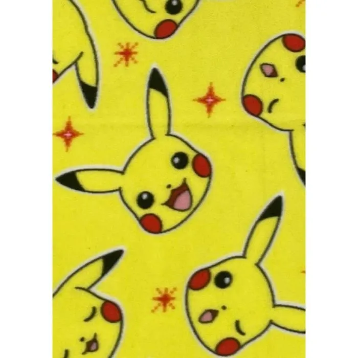 Pokemon POK3700891714150 Manta Caras de Pikachu 100 x 140 cm 2