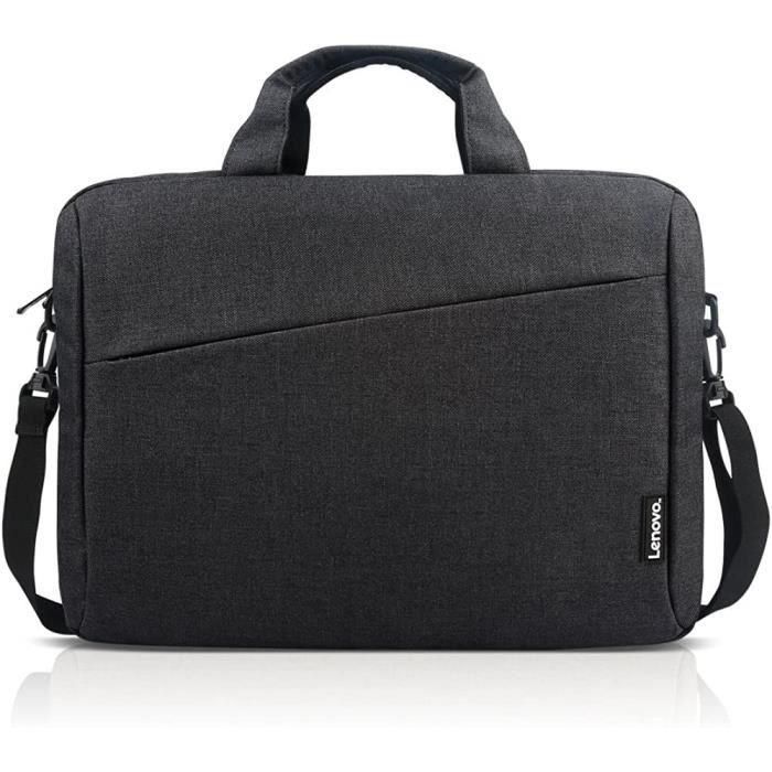 Lenovo T210 Bolsa de Transporte Casual Toploader para Portátil 15.6" de Tela Impermeable Negro con Interior Azul 1