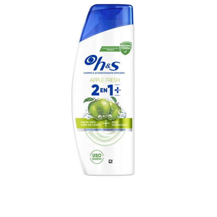 Head & Shoulders MANZANA Champú y Acondicionador 2en1 Limpio y Fresco 300 ml para Cabello y Cuero Cabelludo