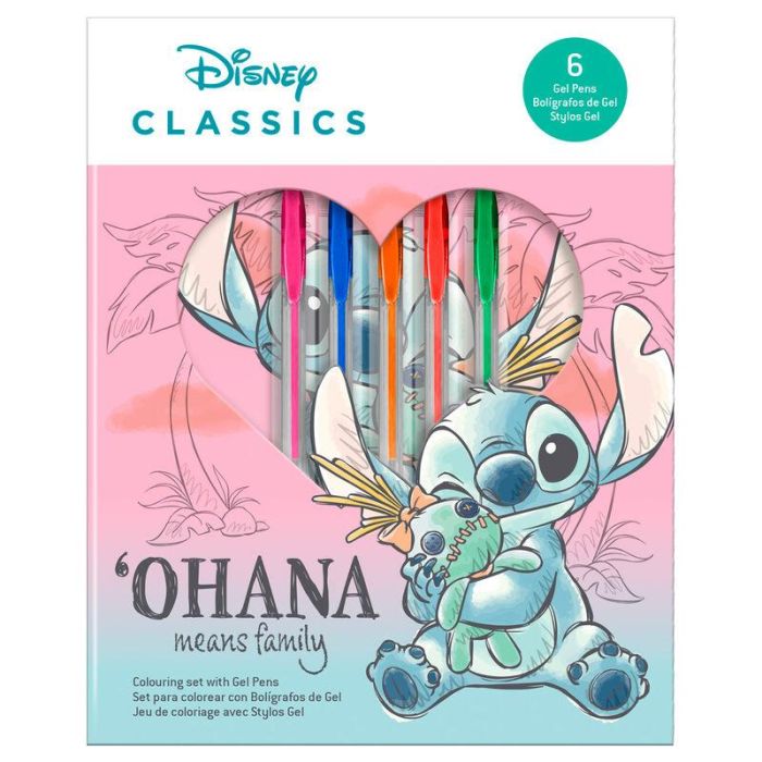 Blister cuaderno actividades + 6 boligrafos gel Stitch Disney 0 Blister cuaderno actividades + 6 boligrafos gel Stitch Disney 0